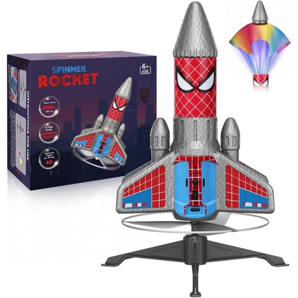 Rocket Launcher for Kids – 2nd Gen Upgraded Design, Electric Auto Launch, 200ft - Picture 1 of 7